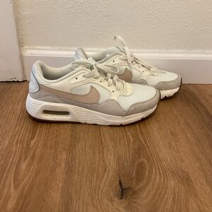 White and Beige Airmax 1